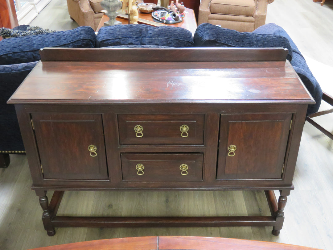 Dark Wood Buffet Cabinet
