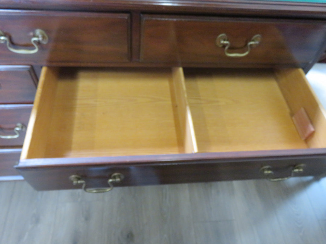 Nine Drawer Mahogany Dresser