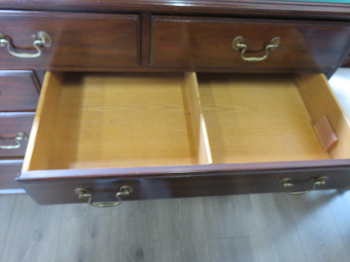 Nine Drawer Mahogany Dresser