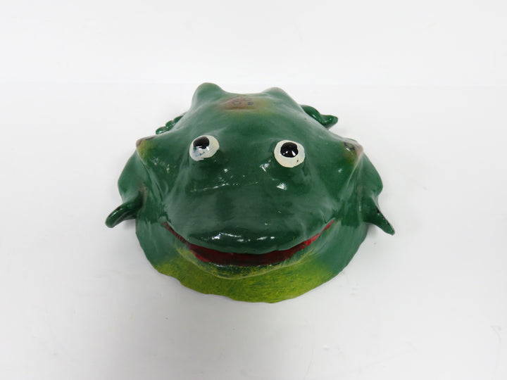 Painted Frog Figurine