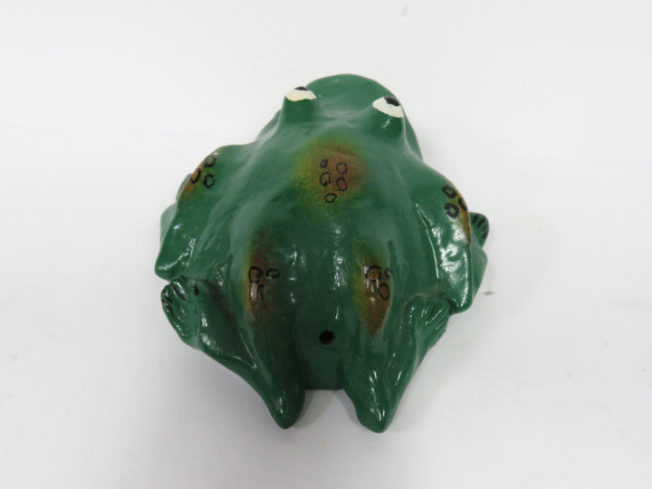 Painted Frog Figurine
