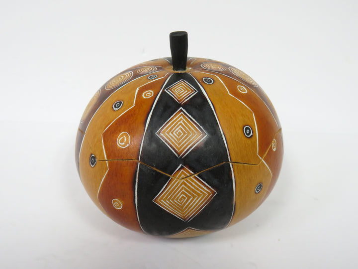 Vintage Pumpkin Shape Box