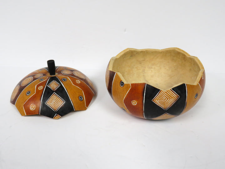 Vintage Pumpkin Shape Box