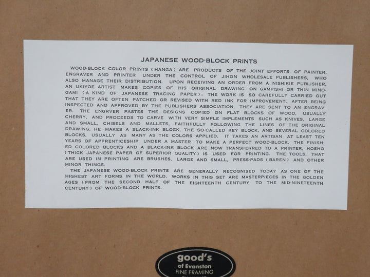 Japanese Woodblock Print Reproduction