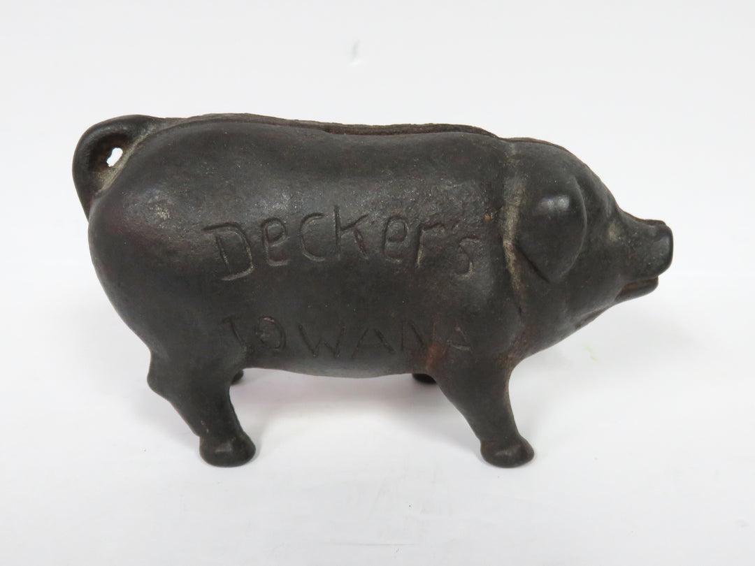 Cast Iron Pig Bank