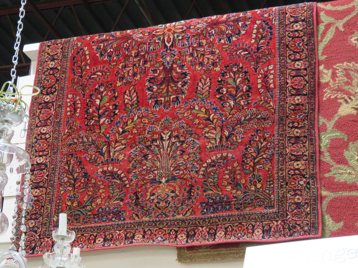 Red Sarouk Area Rug