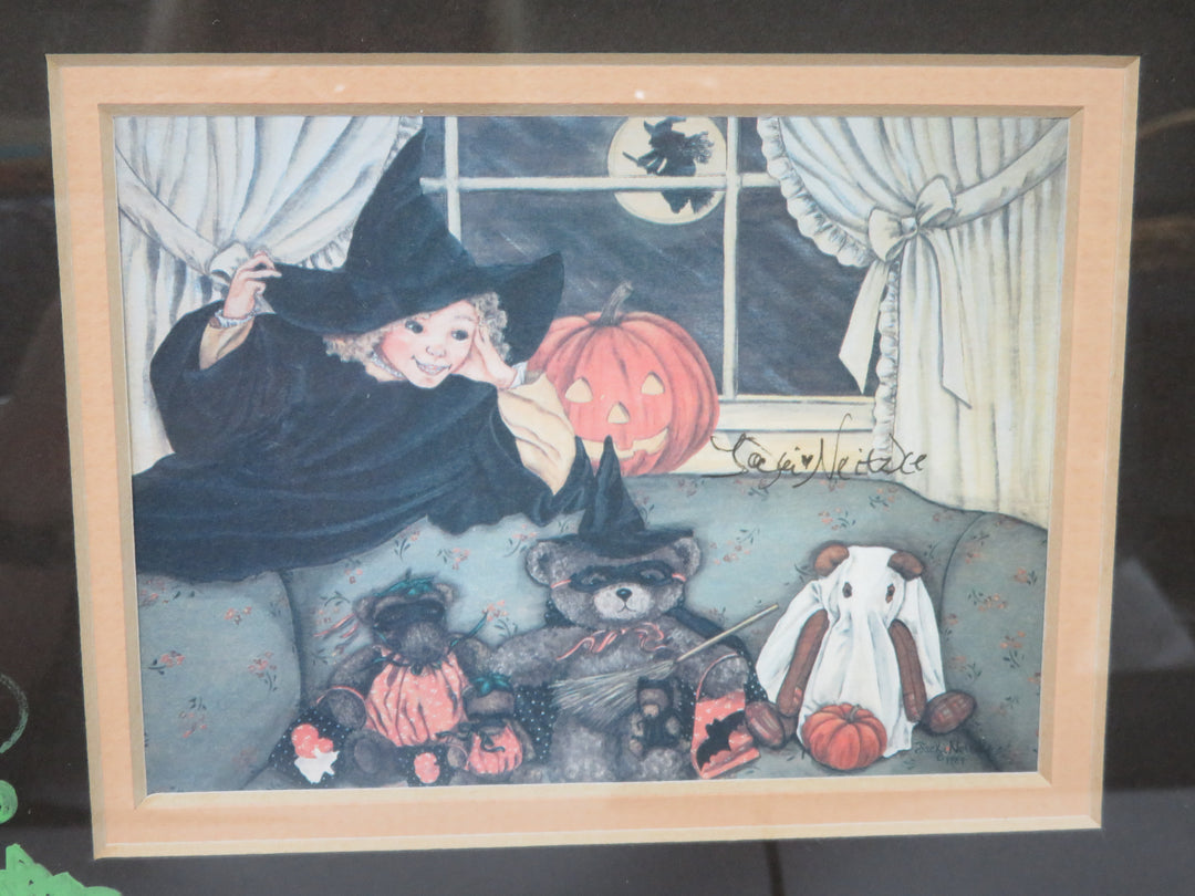Jacki Neizke Halloween Lithograph