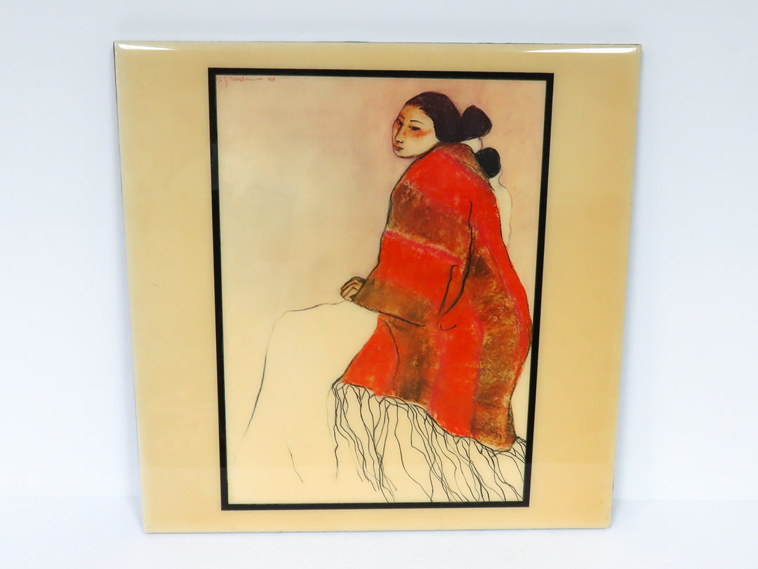 R. C. Gorman Tile Artwork