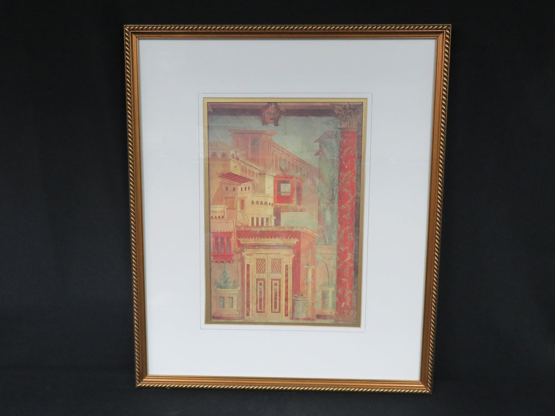 Architectural Print of Roman Fresco