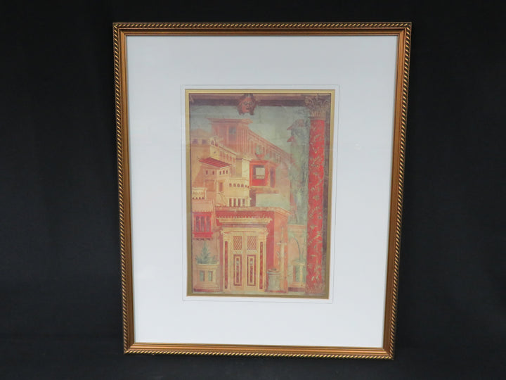 Architectural Print of Roman Fresco