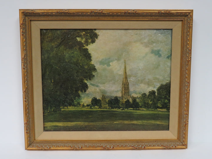 Salisbury Cathedral from Lower Marsh Print