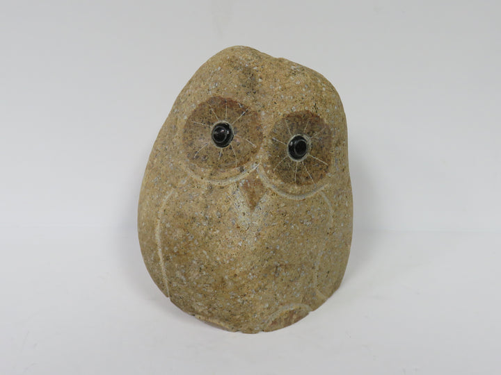 Stone Owl Figurine