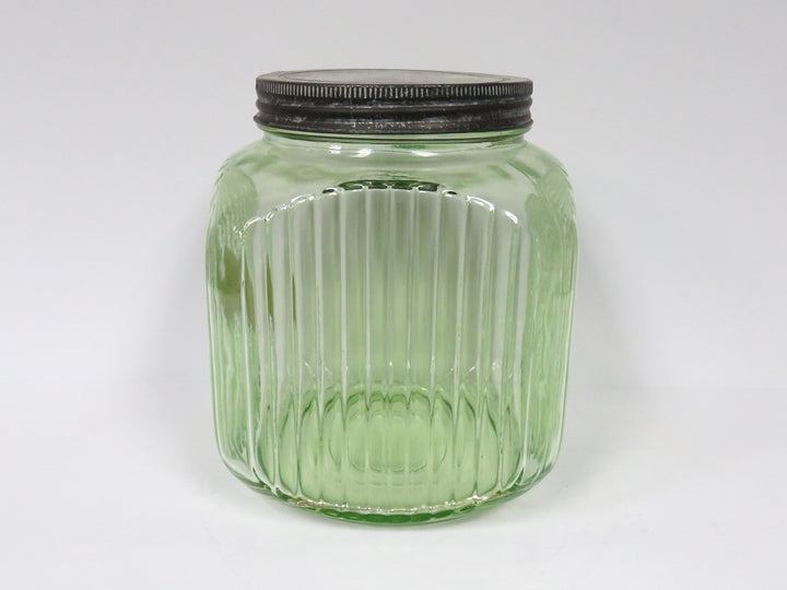 Uranium Glass Cookie Jar