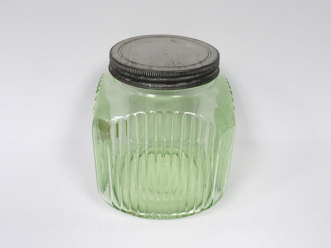 Uranium Glass Cookie Jar