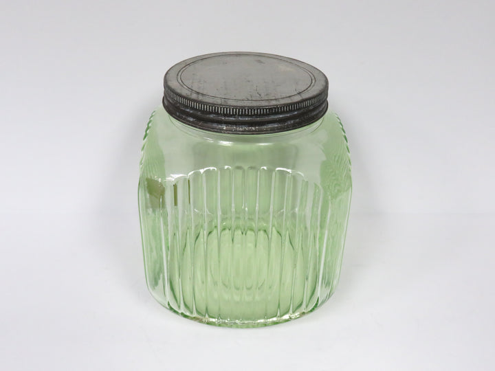 Uranium Glass Cookie Jar