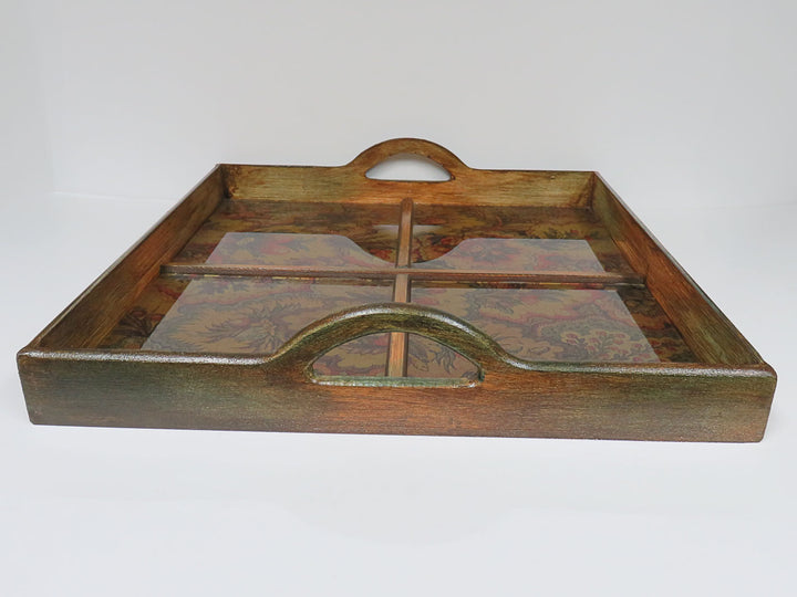 Wooden Ottoman Tray