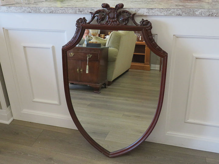 Shield-Shaped Mirror