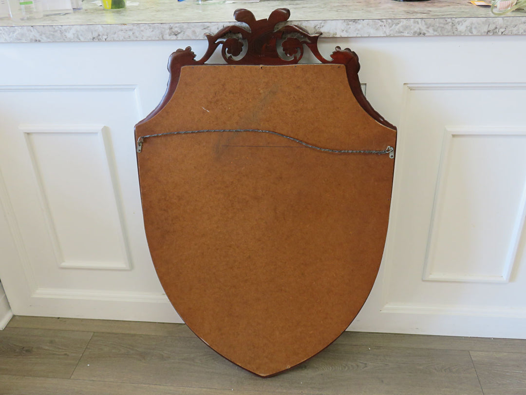 Shield-Shaped Mirror