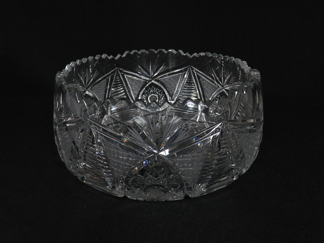 American Brilliant Crystal Bowl