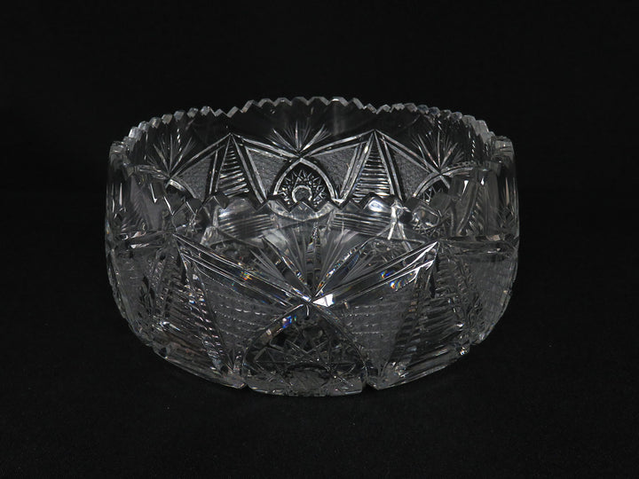 American Brilliant Crystal Bowl