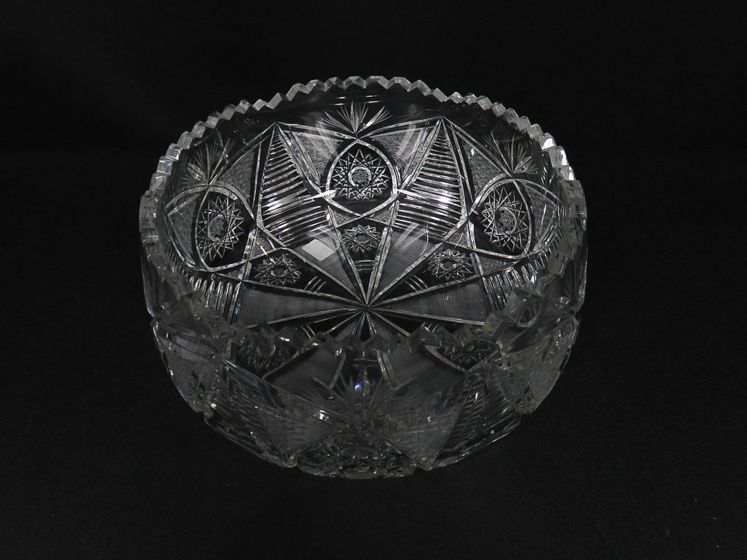 American Brilliant Crystal Bowl