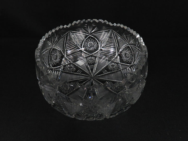 American Brilliant Crystal Bowl