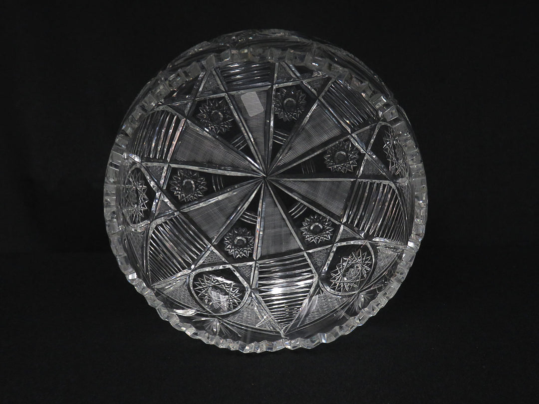 American Brilliant Crystal Bowl