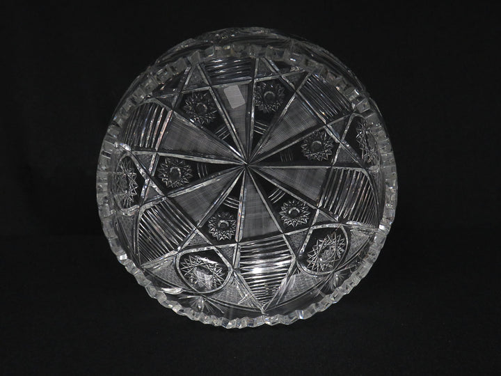 American Brilliant Crystal Bowl