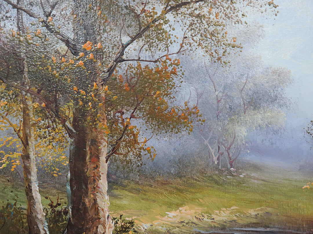 Autumn Trees Oil Painting