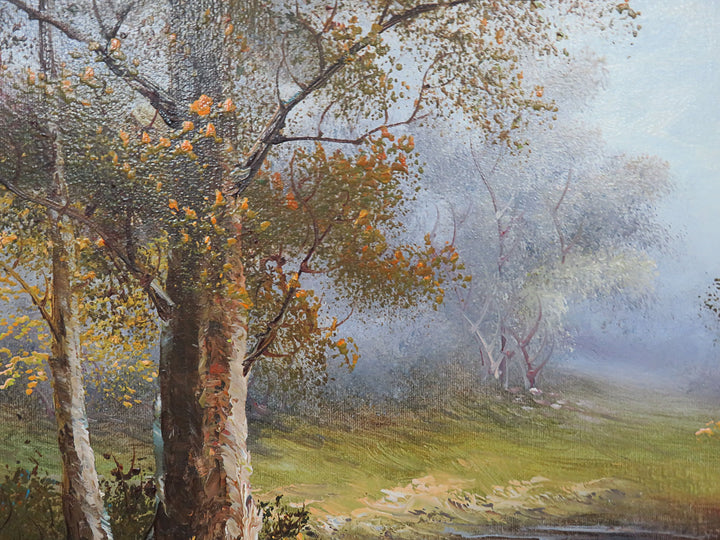 Autumn Trees Oil Painting