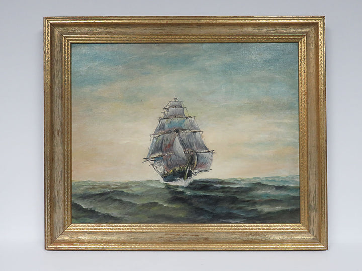 Tall Ship Oil Painting