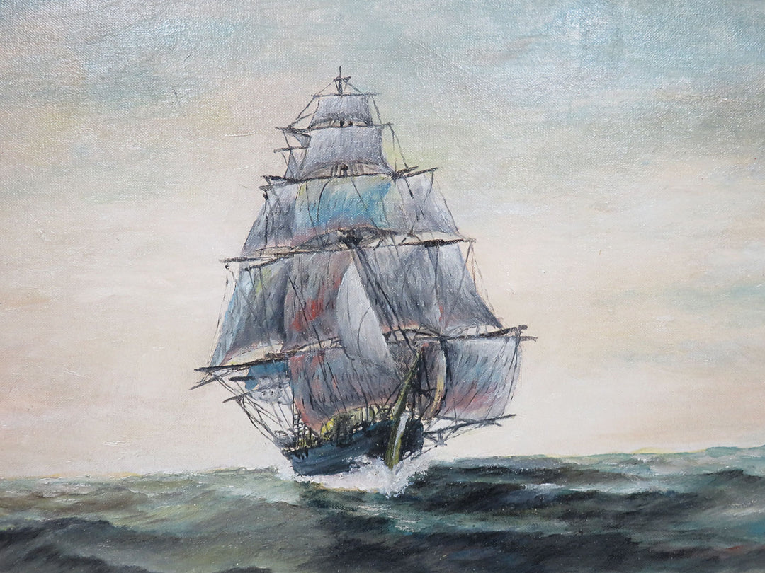 Tall Ship Oil Painting