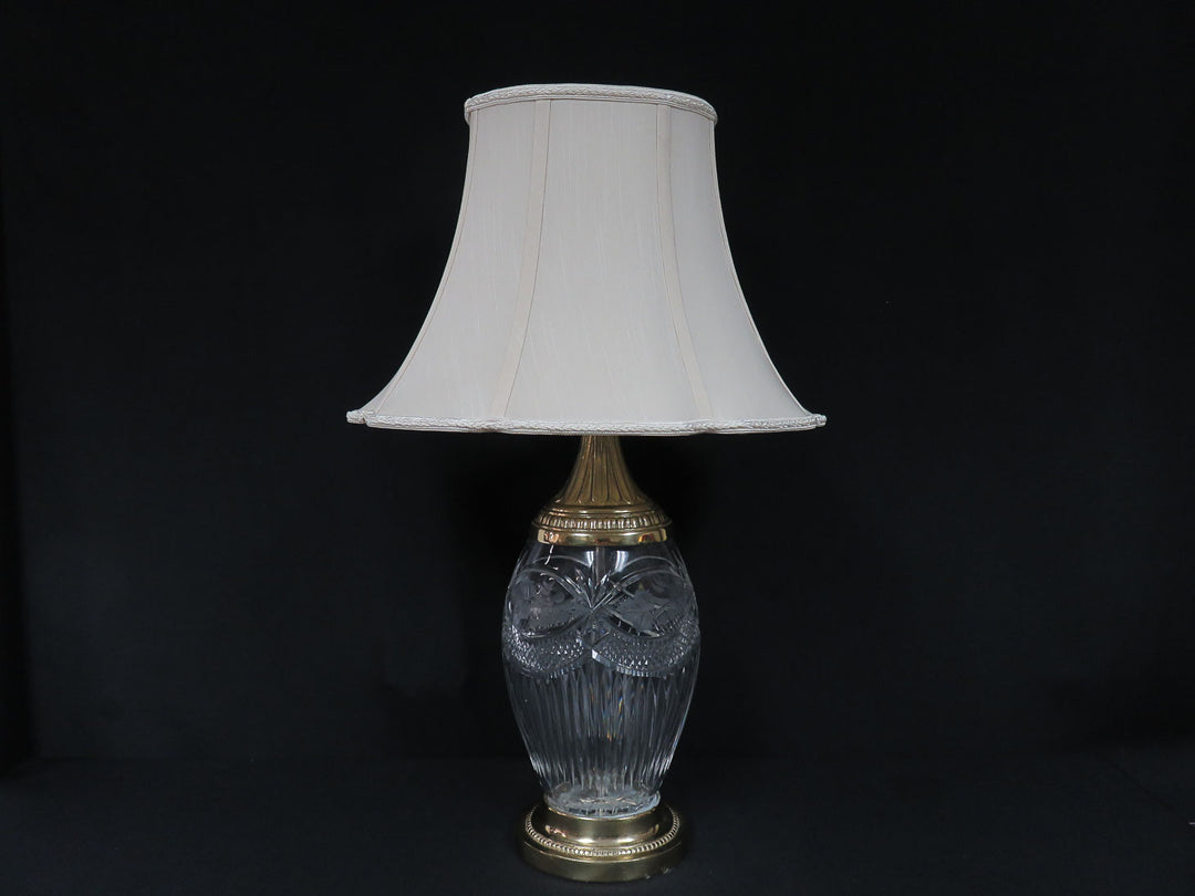 Cut Glass Table Lamp