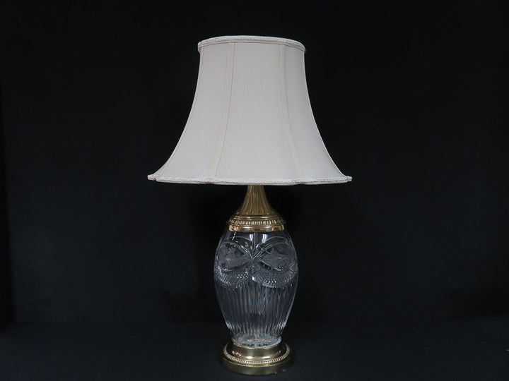 Cut Glass Table Lamp