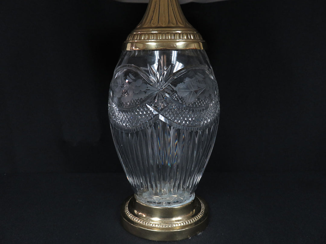 Cut Glass Table Lamp