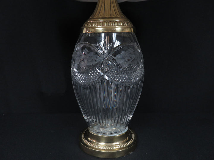 Cut Glass Table Lamp