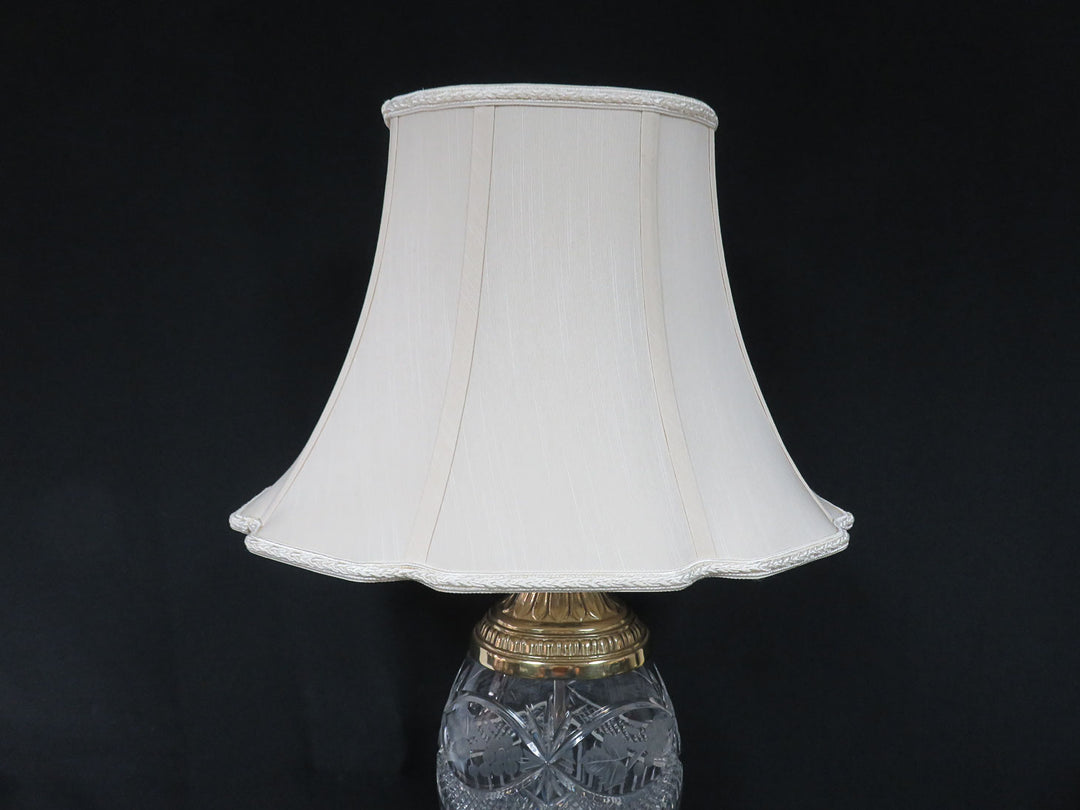 Cut Glass Table Lamp