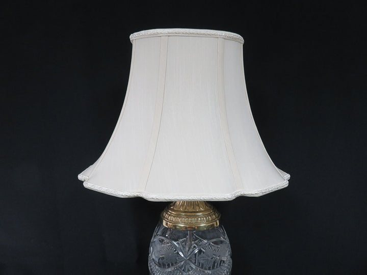 Cut Glass Table Lamp