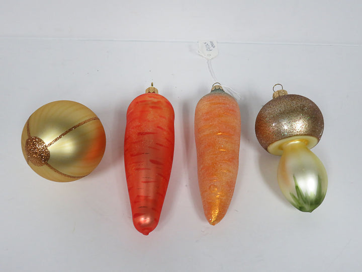 Vegetable Glass Ornaments