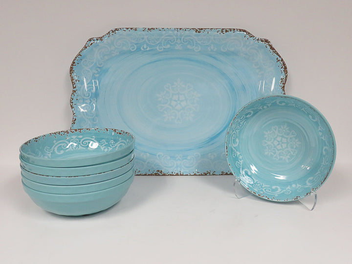 Cynthia Rowley Platter & Bowls
