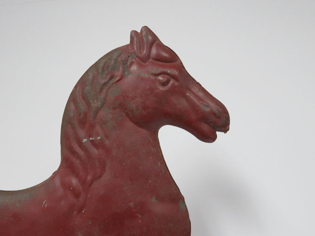 Iron Trotting Horse Sculpture