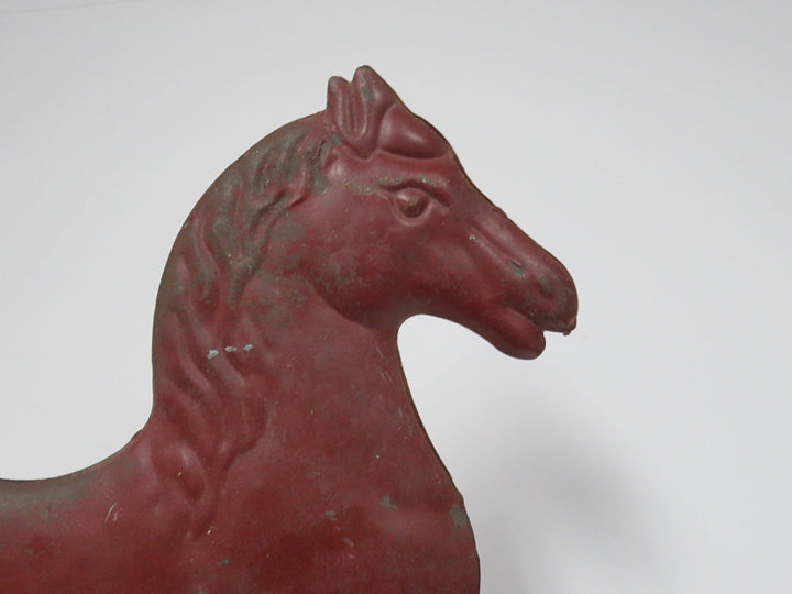 Iron Trotting Horse Sculpture