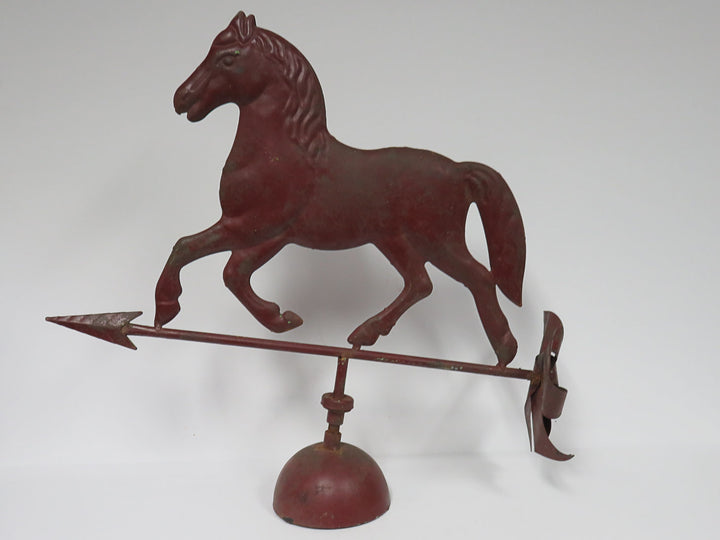 Iron Trotting Horse Sculpture