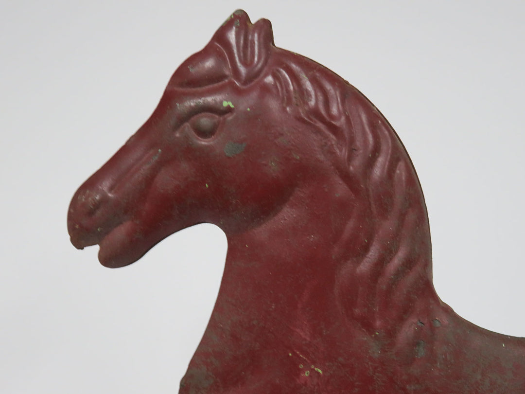 Iron Trotting Horse Sculpture