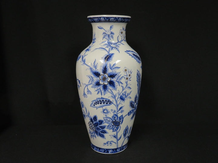 Blue and White Baluster Vase
