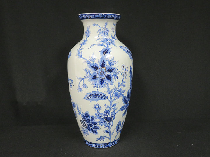 Blue and White Baluster Vase
