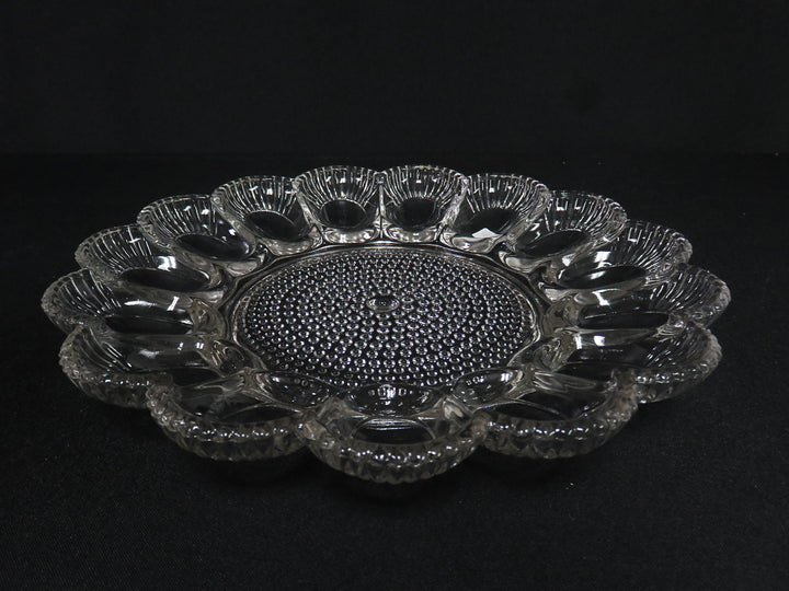 Indiana Glass Egg Plate
