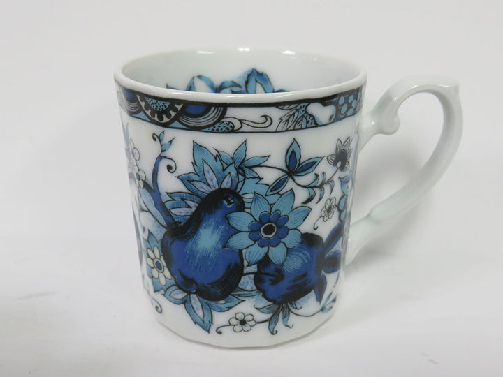 Blue and White Knobler Mug Set