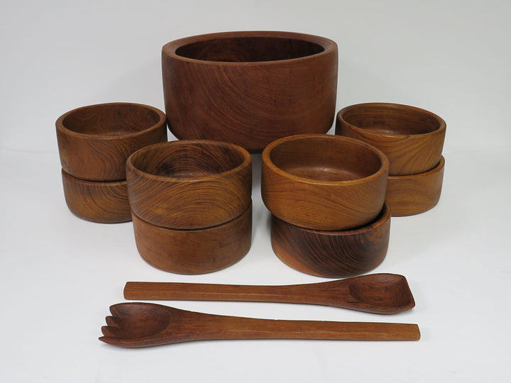 Teak Salad Bowl Set