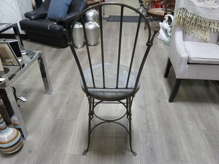Set of Three Wrought Iron Stools